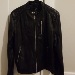 Biker leather jacket